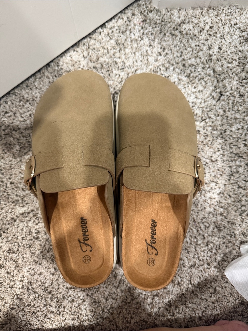 Brand new slip on mule - brown/tan